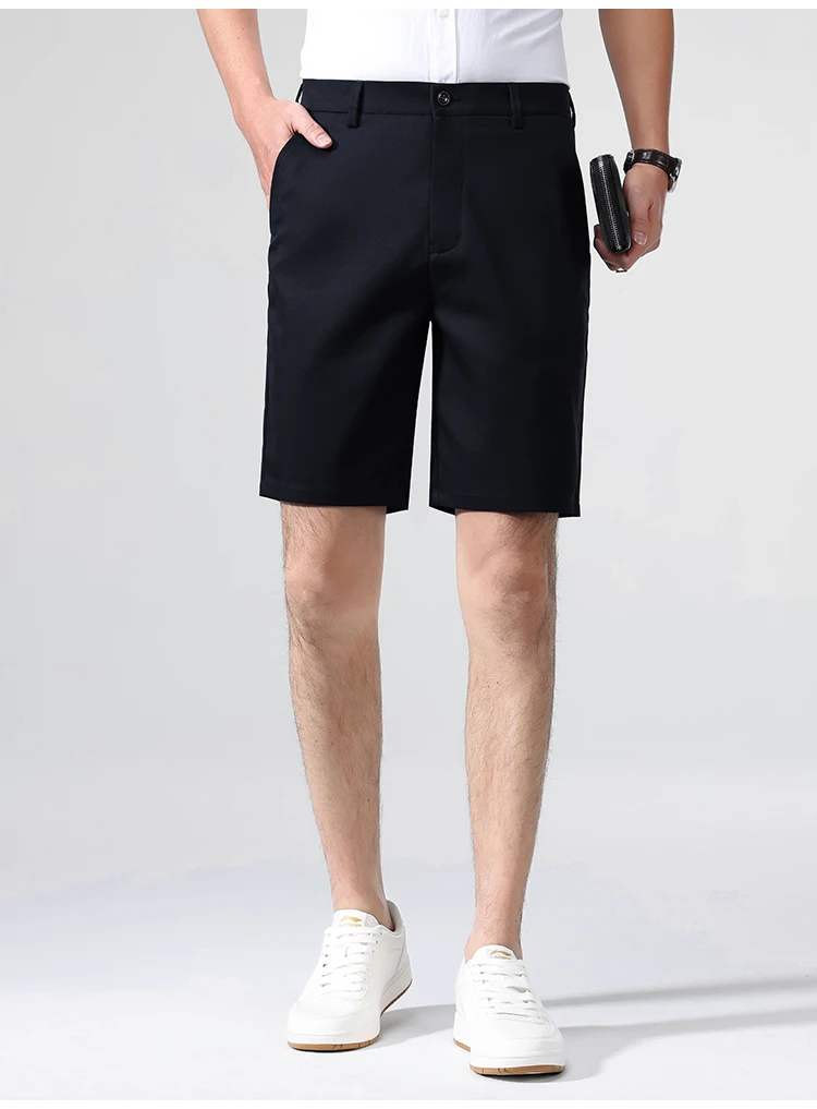 New Classic Fit Men's Stretch Bermuda Lightweight Quick Dry Stretch Shorts Golf Shorts Hiking Travel