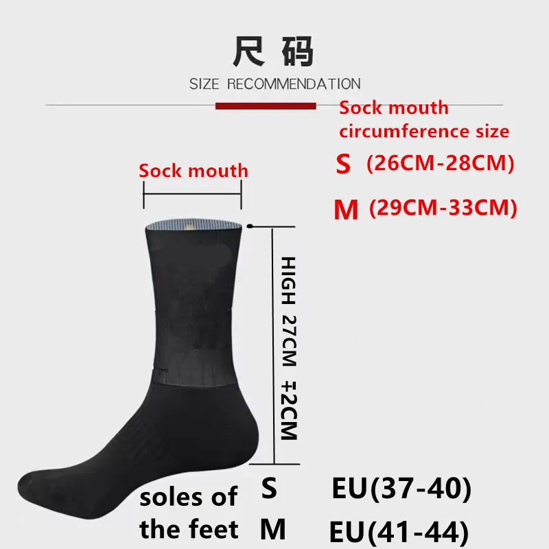2026 New Anti Slip Seamless Cycling Socks Integral Moulding High-tech Bike Sock Compression Bicycle Outdoor Running Sport Socks
