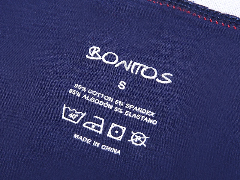 4pcs Cotton Boxer Shorts Soft Men's Panties BONITOS Letter Waistband Men Underpants Boxer Briefs Sexy Underwear for Man Boxers