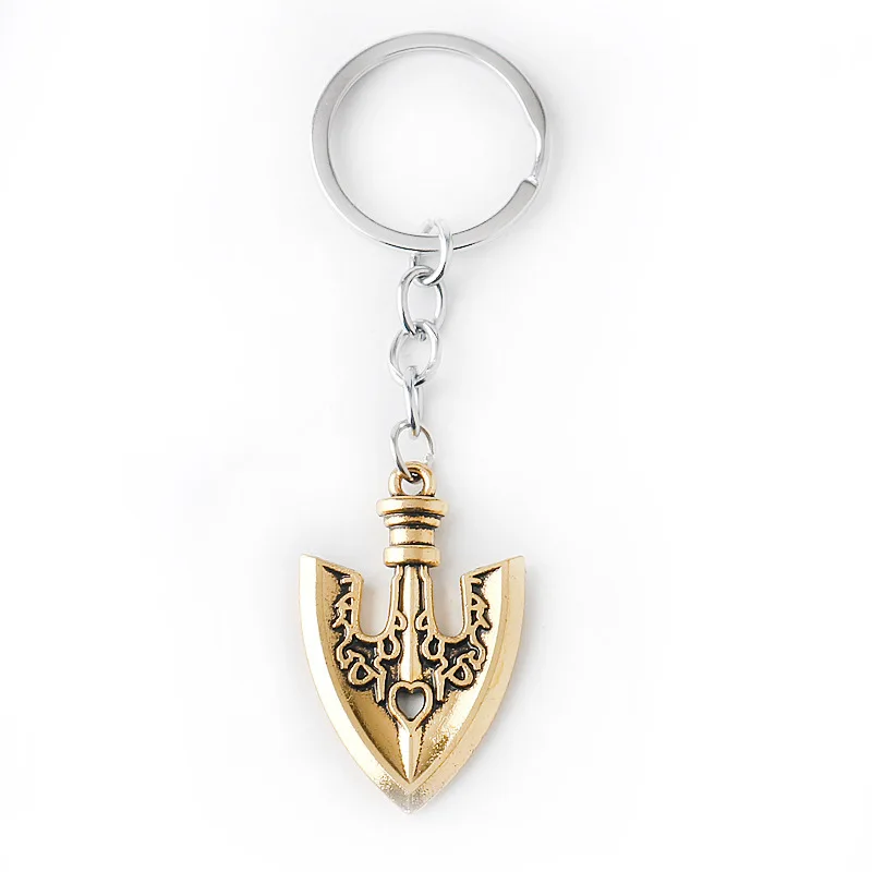 Anime JOJOS BIZARRE ADVENTURE Kujo Jotaro Arrow Metal Golden Choker Charm Gifts Keychain