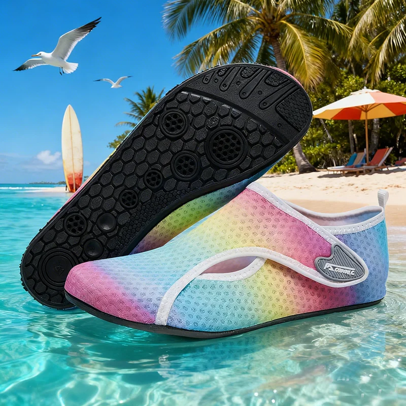 Diving Shoes Women Aqua Shoes Men Beach Swimming Water Sport Socks Barefoot Sneaker Fitness Dance Swim Surfing Snorkeling Shoe