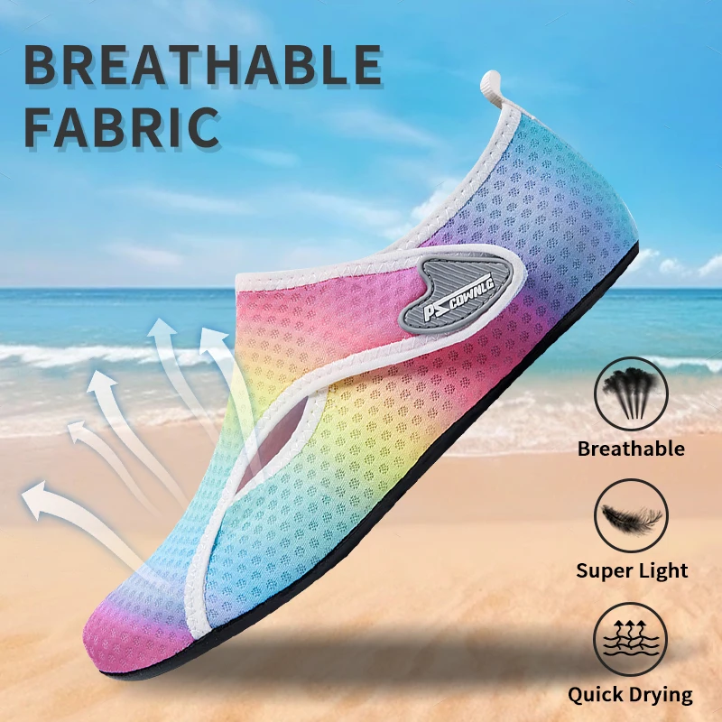 Diving Shoes Women Aqua Shoes Men Beach Swimming Water Sport Socks Barefoot Sneaker Fitness Dance Swim Surfing Snorkeling Shoe