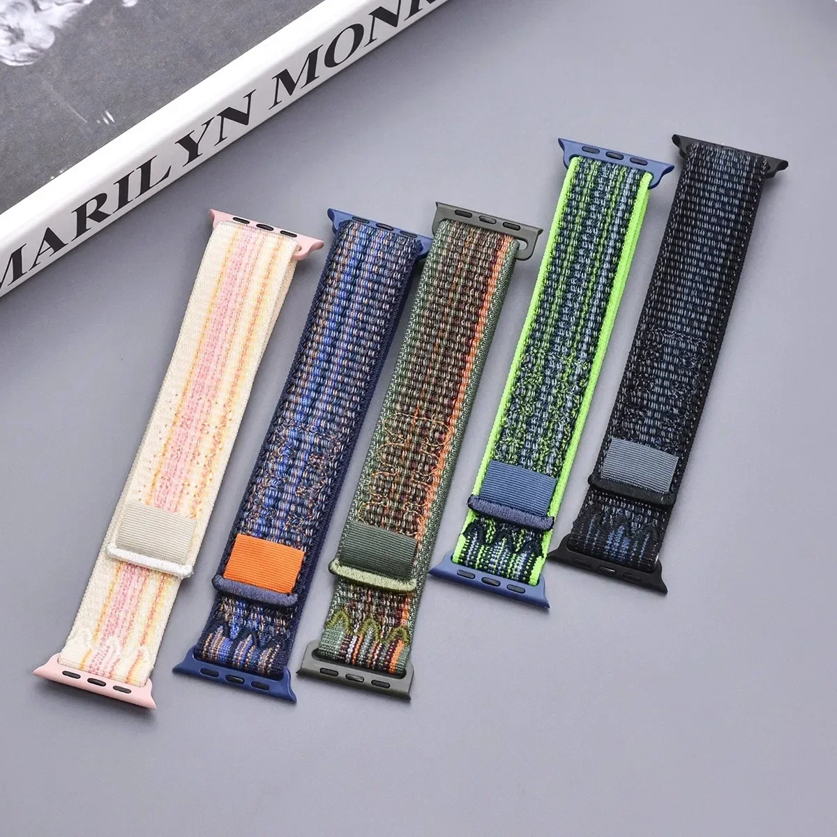 Nylon Sport Loop Strap for Apple Watch Band Series 11 10 9 8 7 6 5 se Ultra2 49mm 46mm 45mm 44mm 41 42mm correa iWatch Bracelet
