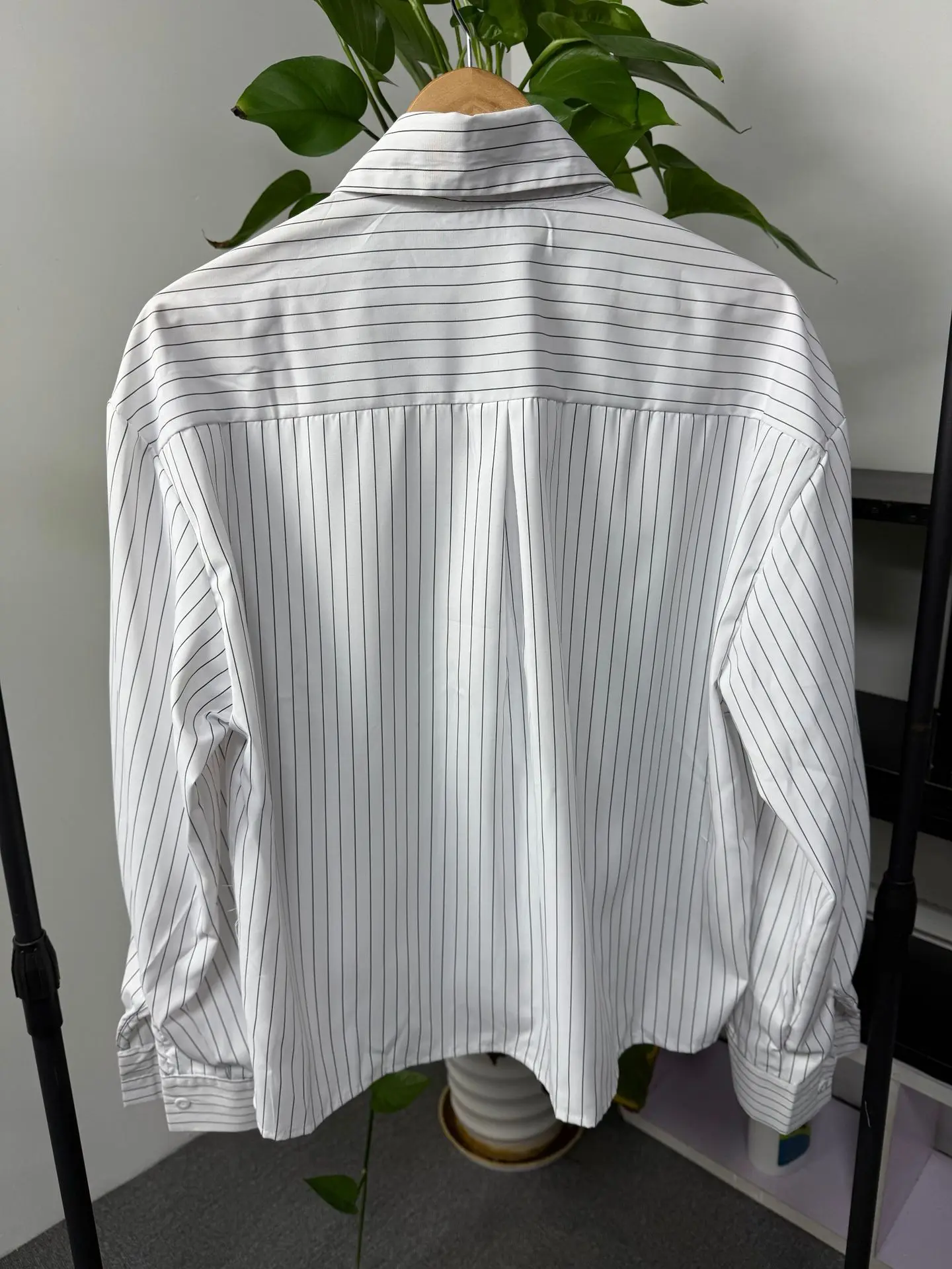 New British Retro Men Striped Shirts Trendy Loose Lapel Long Sleeve Cardigan Tops Autumn Leisure High Quality Basic Blouse S-2XL