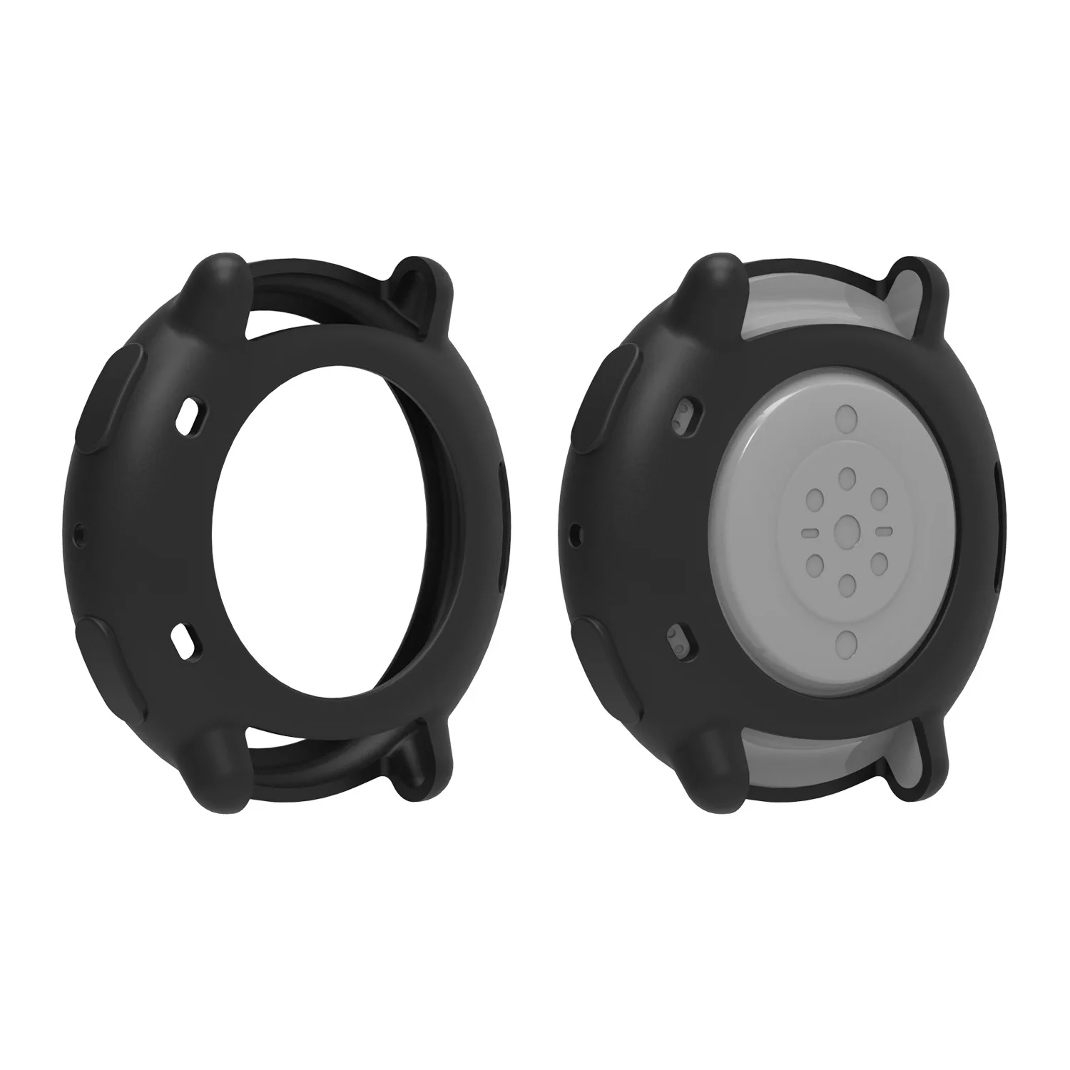 Silicone Protective Watch Case Suit for Amazfit Active2 TPU Half-pack Silicone Case