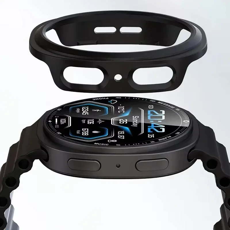 PC Hard Case For Samsung Galaxy watch 8 40mm/44mm Matte Cover Protective For Galaxy Watch 8 Classic Hollow Out Shell Accessories