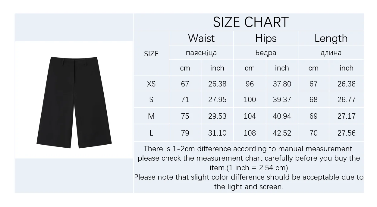 Women's Shorts New Summer 2025 Black Cropped Simple Shorts Casual and Fashionable Capable Commuter Personality Versatile