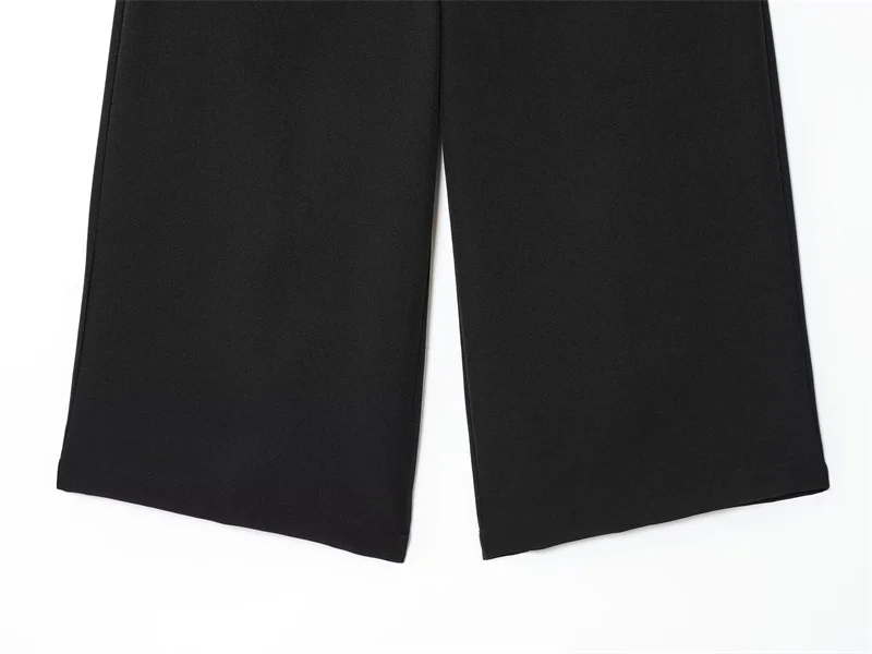 Women's Shorts New Summer 2025 Black Cropped Simple Shorts Casual and Fashionable Capable Commuter Personality Versatile