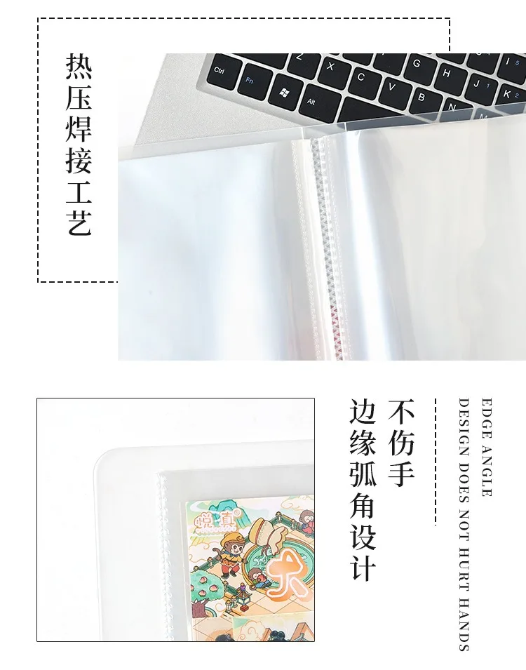 Large Capacity Organizer Memo Card Bills Ticket Stickers Bag Holder Stationery School Office Supplies