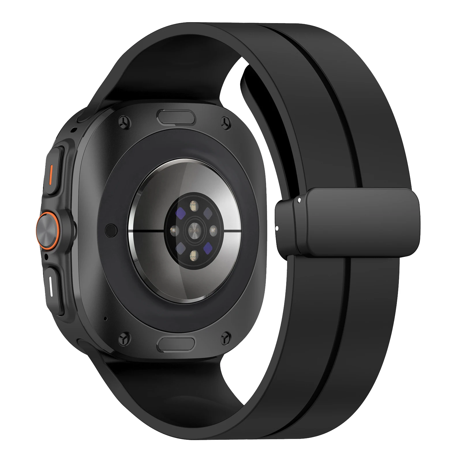 Magnetic Band for Samsung Galaxy Watch Ultra 2 Strap 47mm Sport Silicone Bracelet Correa Galaxy Watch 9 8 8 Classic 40mm 44mm