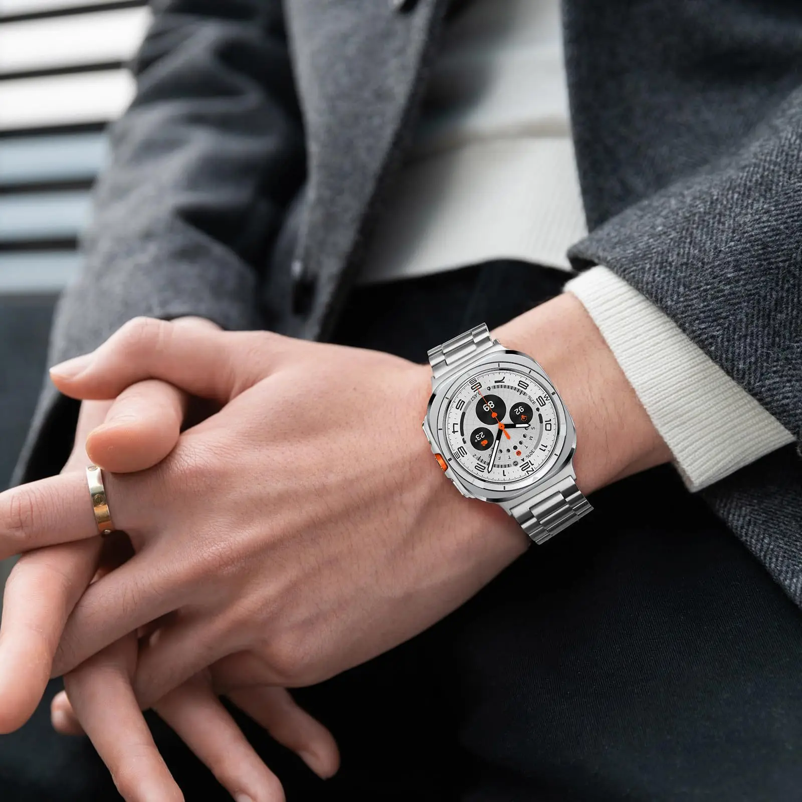 Metal Band for Samsung Galaxy Watch 9 8 40mm 44mm 8 Classic 46mm Stainless Steel Strap for Galaxy Watch Ultra 2026 47mm Bracelet