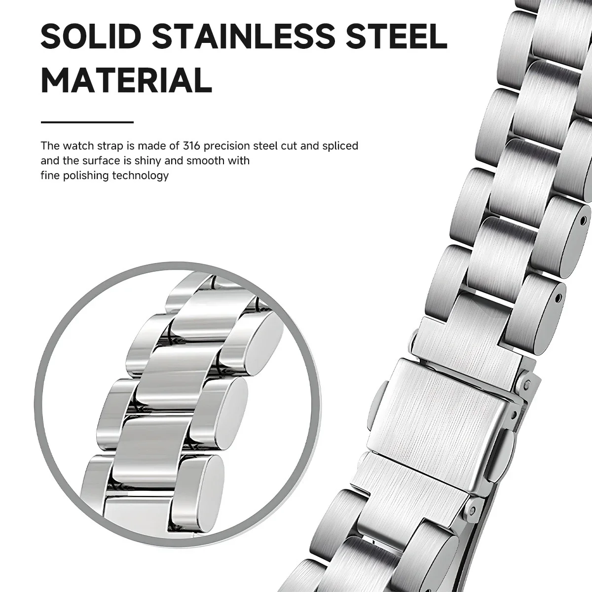 Metal Band for Samsung Galaxy Watch 9 8 40mm 44mm 8 Classic 46mm Stainless Steel Strap for Galaxy Watch Ultra 2026 47mm Bracelet