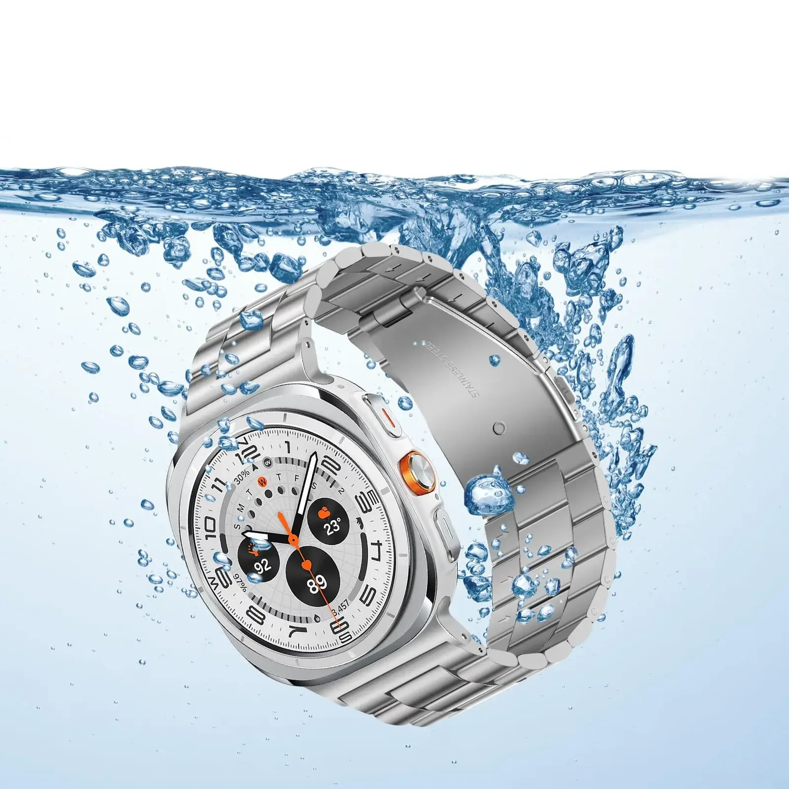Metal Band for Samsung Galaxy Watch 9 8 40mm 44mm 8 Classic 46mm Stainless Steel Strap for Galaxy Watch Ultra 2026 47mm Bracelet