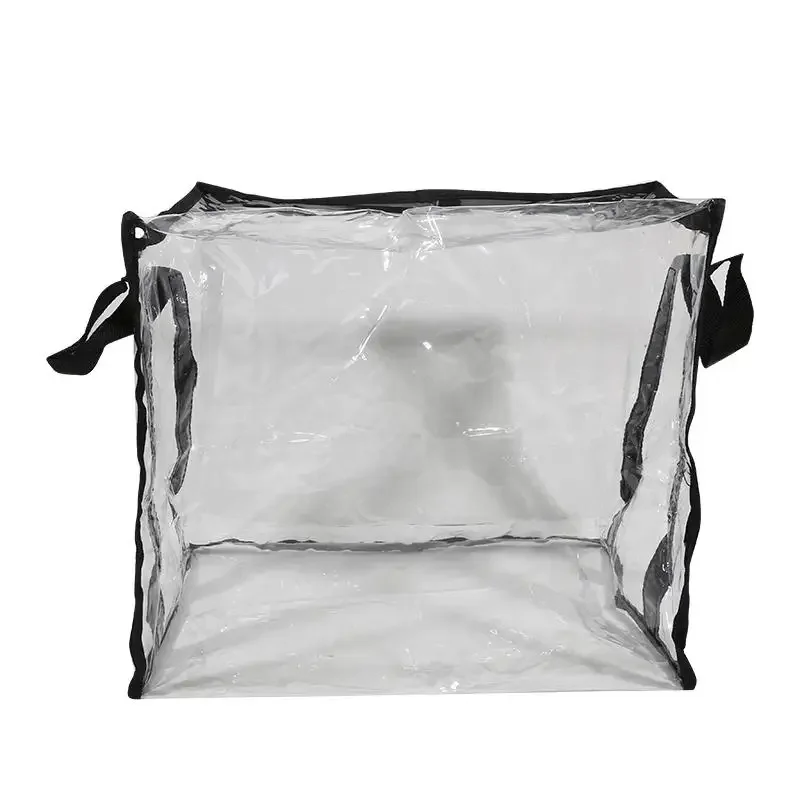 1 Pcs Foldable Book Box Student Dormitory Classroom Book Organizer Transparent Waterproof Household Book Organizing Storage Box