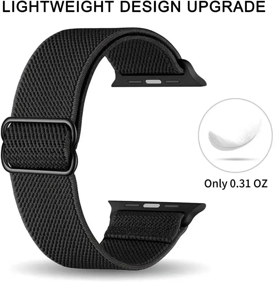 Scrunchie Strap for Apple watch 10 11 band 40mm 44mm 45mm 41mm 46mm 49mm Elastic correa bracelet iWatch series 9 8 7 se Ultra2 3