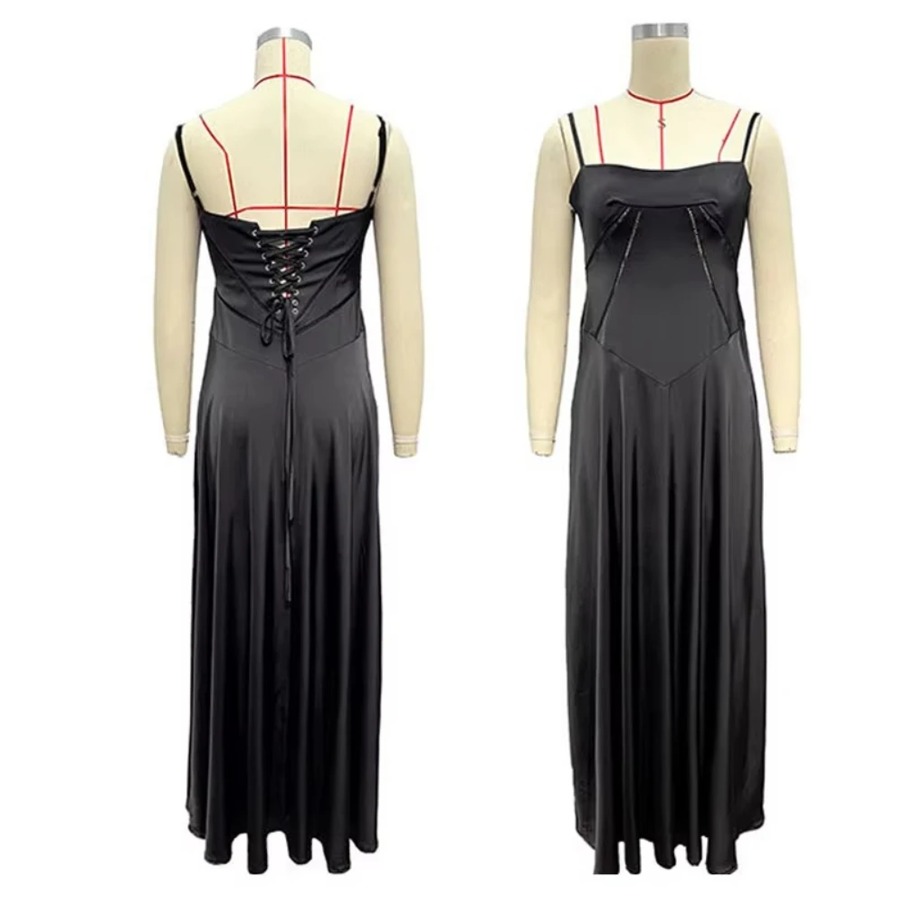 Sexy Halter Satin Dress Long Floor-Length Backless Evening Dresses Exquisite High Quality Prom Party Gowns for Women Customized