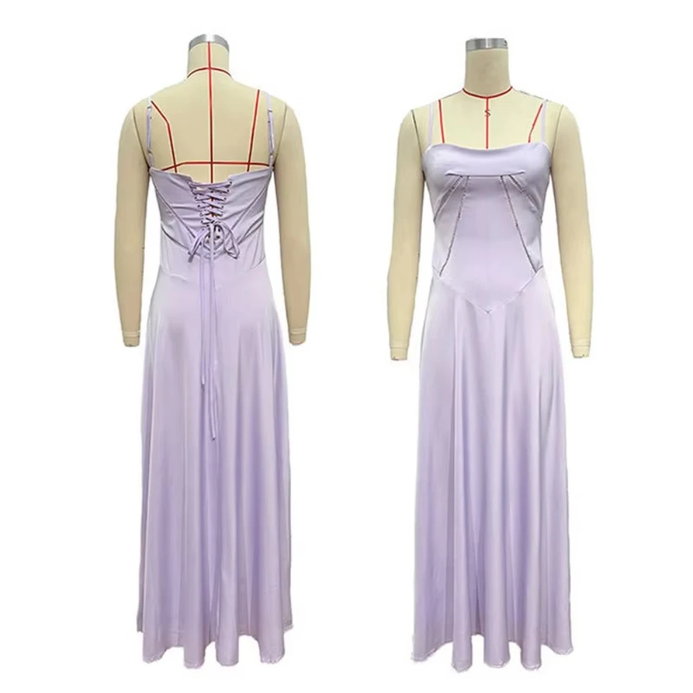 Sexy Halter Satin Dress Long Floor-Length Backless Evening Dresses Exquisite High Quality Prom Party Gowns for Women Customized