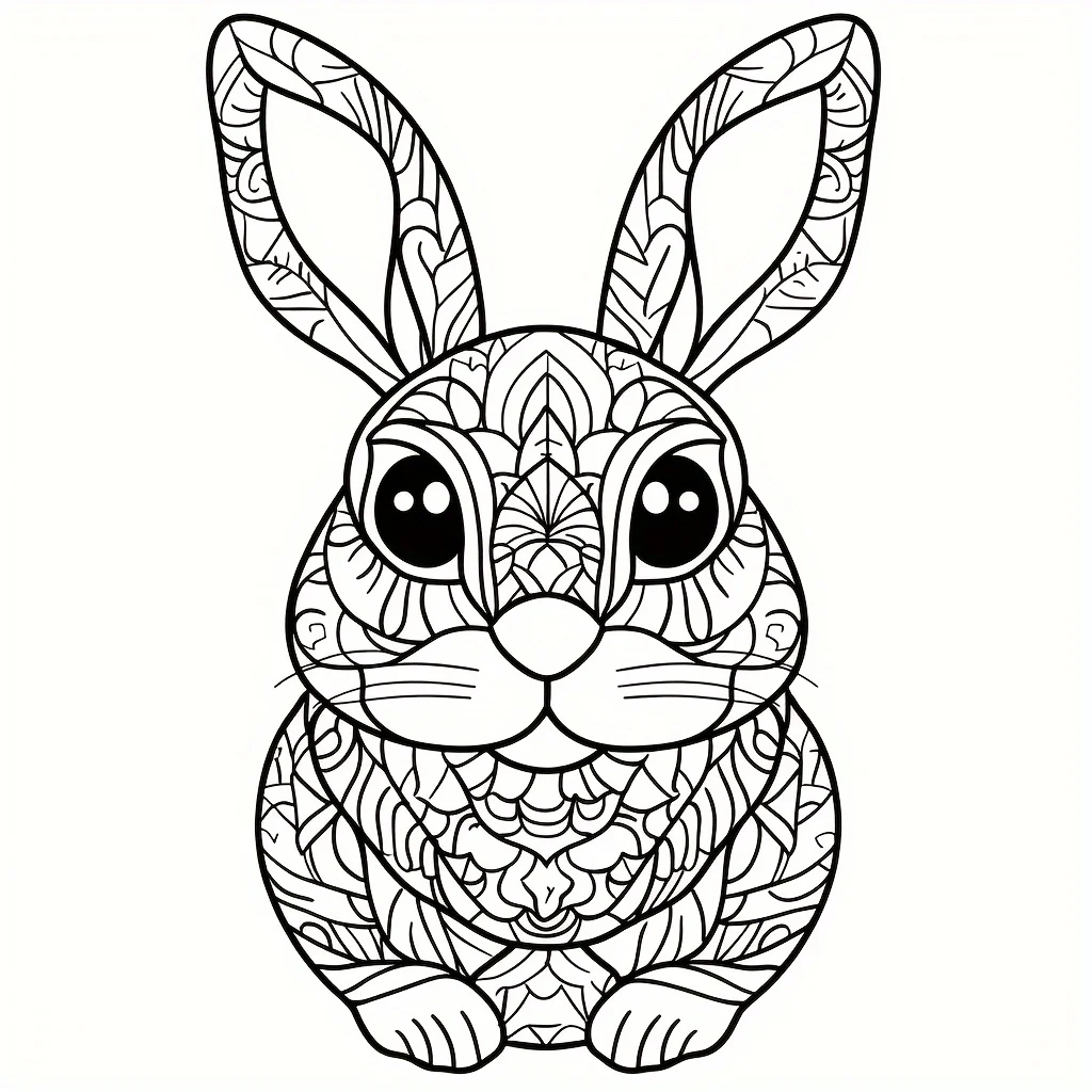 28 Pages Mandala Animals Coloring Book for Adult Stress Reduction | Colouring Book for Stress Relief and Mood Reduction Valentin