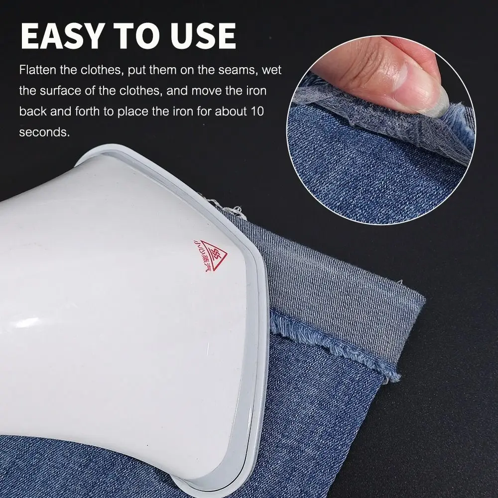 60M Interlining Adhesive Tape Double-sided Non-woven Clothes Ironing Hem Tapes DIY Sewing Interlining for Shorten Repair Pants
