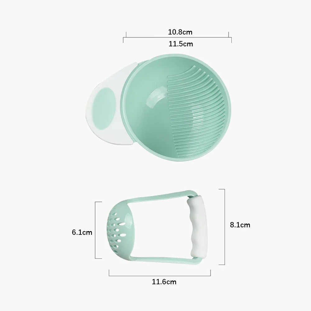 Baby supplementary food grinding bowl baby manual grinder children's fruit cooking supplementary food tool set