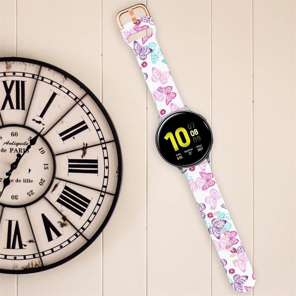 18MM 20MM 22mm Watch Straps Quick replacement Silicone correa Smartwatch sport Universal band for Huawei Samsung Xiaomi Amazfit