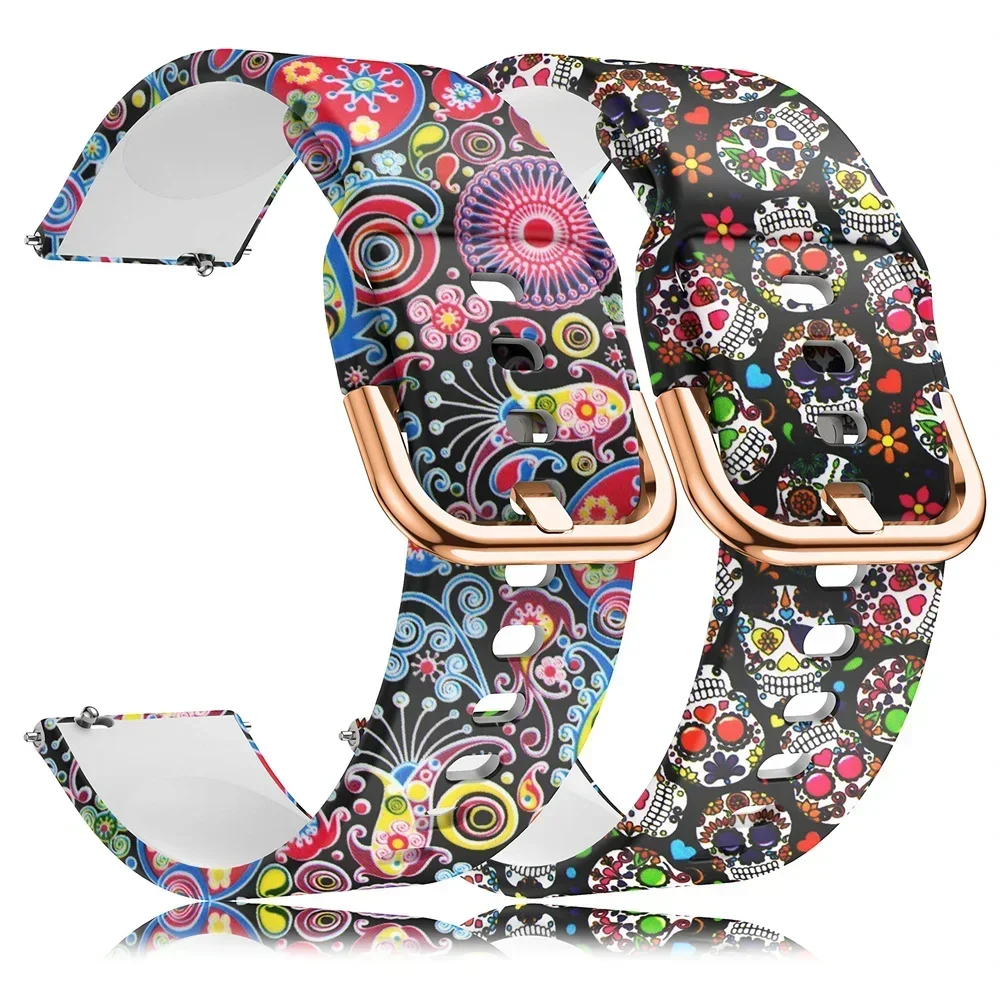 18MM 20MM 22mm Watch Straps Quick replacement Silicone correa Smartwatch sport Universal band for Huawei Samsung Xiaomi Amazfit