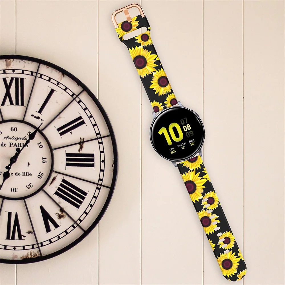 18MM 20MM 22mm Watch Straps Quick replacement Silicone correa Smartwatch sport Universal band for Huawei Samsung Xiaomi Amazfit