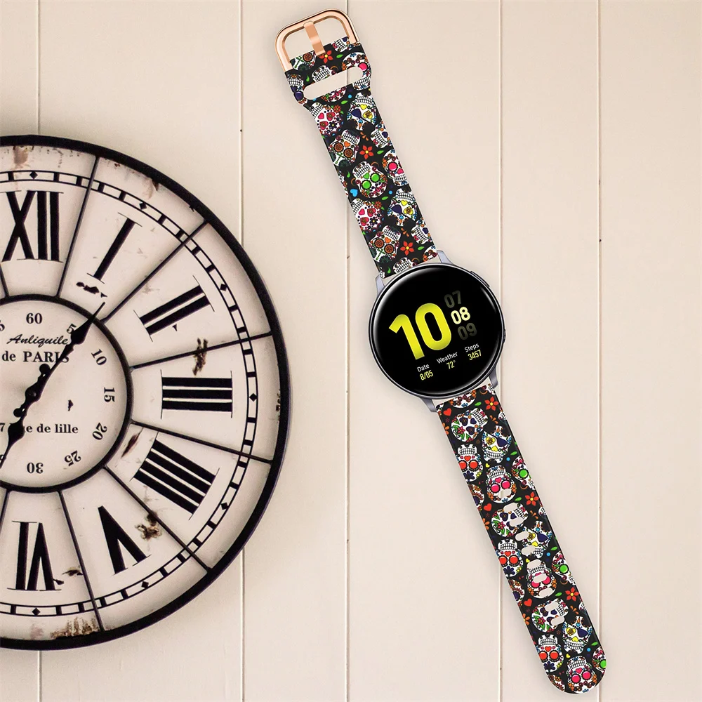 18MM 20MM 22mm Watch Straps Quick replacement Silicone correa Smartwatch sport Universal band for Huawei Samsung Xiaomi Amazfit