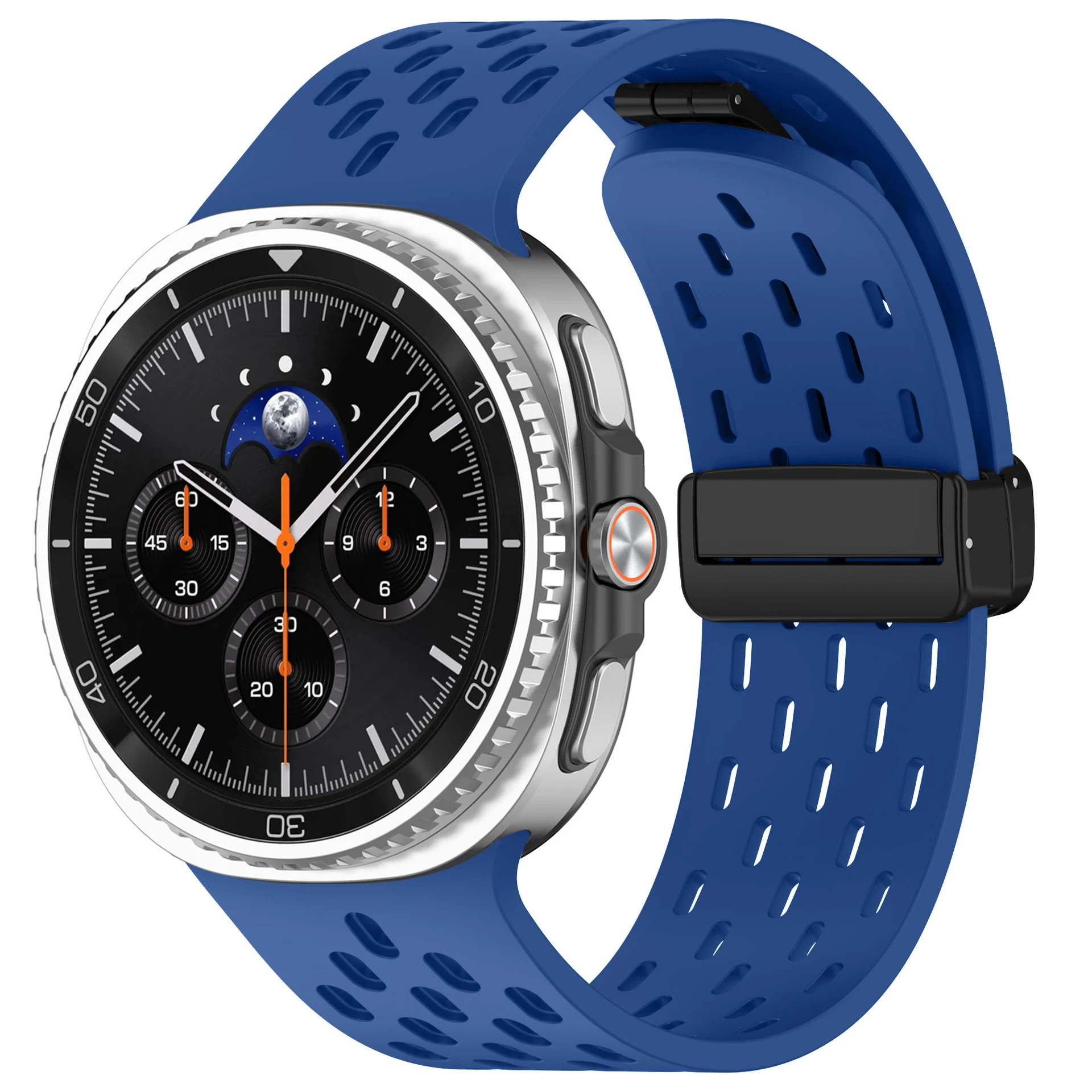 Magnetic Band For Samsung Galaxy Watch 8 9 44mm 40mm Strap Silicone Sport Breathable Correa Bracelet Galaxy Watch 8 Classic 46mm