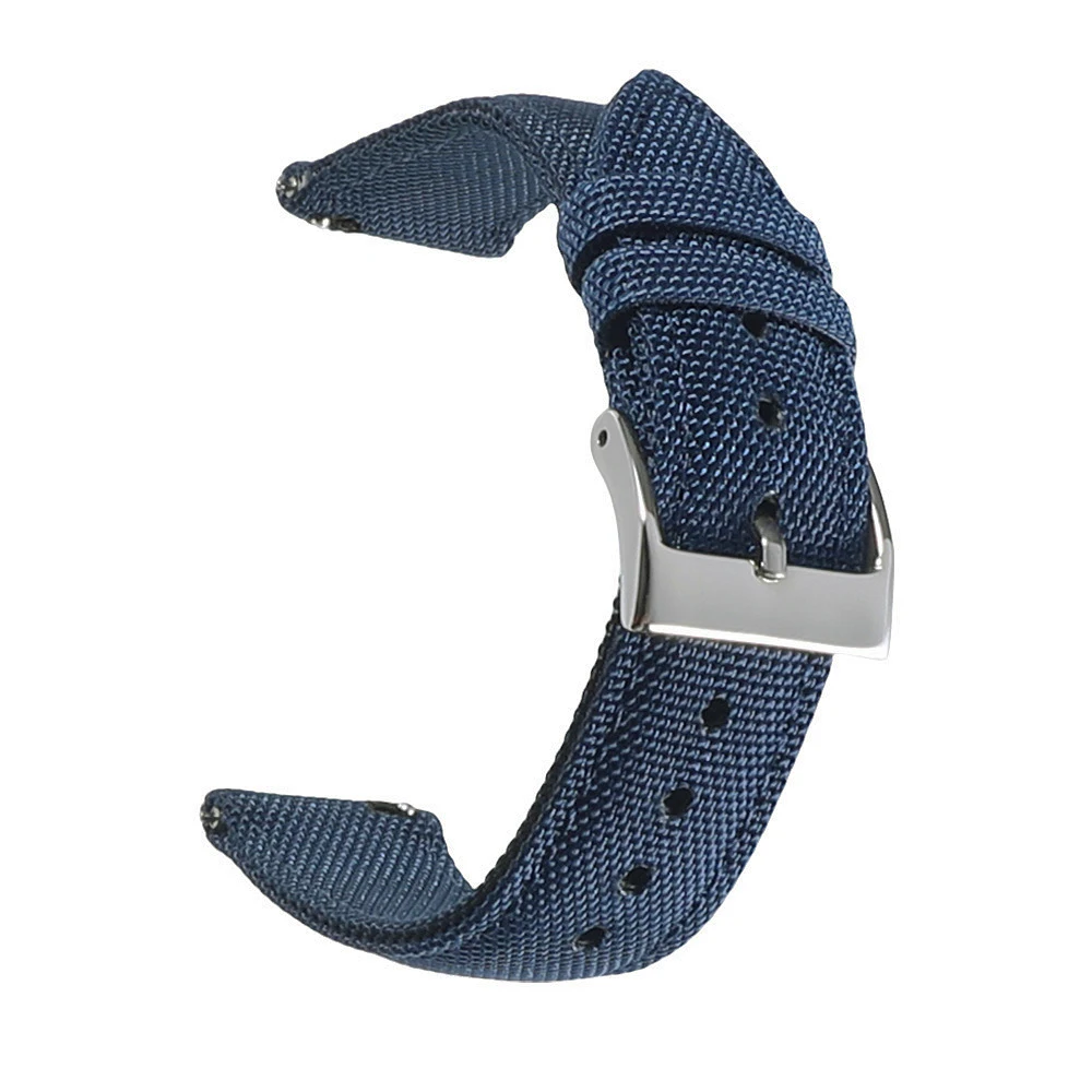 Premium Sailcloth Watch Strap Waterproof Durable Nylon Watchband 18mm 19mm 20mm 21mm 22mm 24mm Quick Release Sport Band For Men