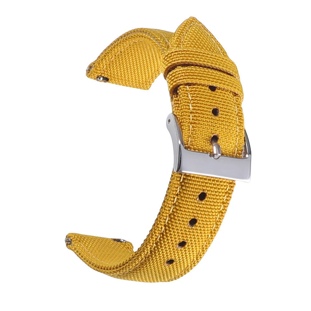 Premium Sailcloth Watch Strap Waterproof Durable Nylon Watchband 18mm 19mm 20mm 21mm 22mm 24mm Quick Release Sport Band For Men