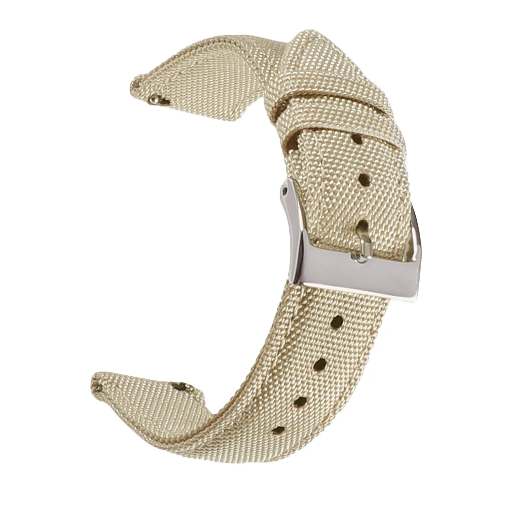 Premium Sailcloth Watch Strap Waterproof Durable Nylon Watchband 18mm 19mm 20mm 21mm 22mm 24mm Quick Release Sport Band For Men