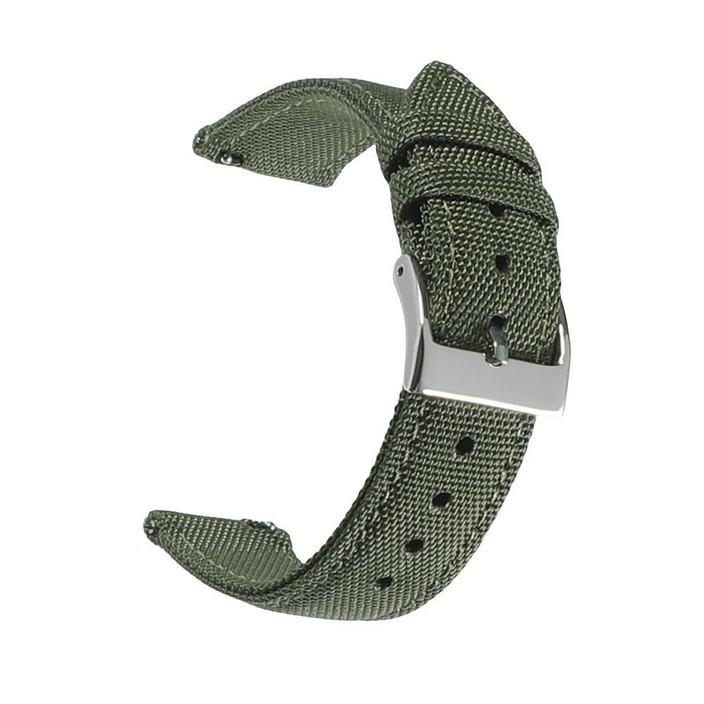 Premium Sailcloth Watch Strap Waterproof Durable Nylon Watchband 18mm 19mm 20mm 21mm 22mm 24mm Quick Release Sport Band For Men