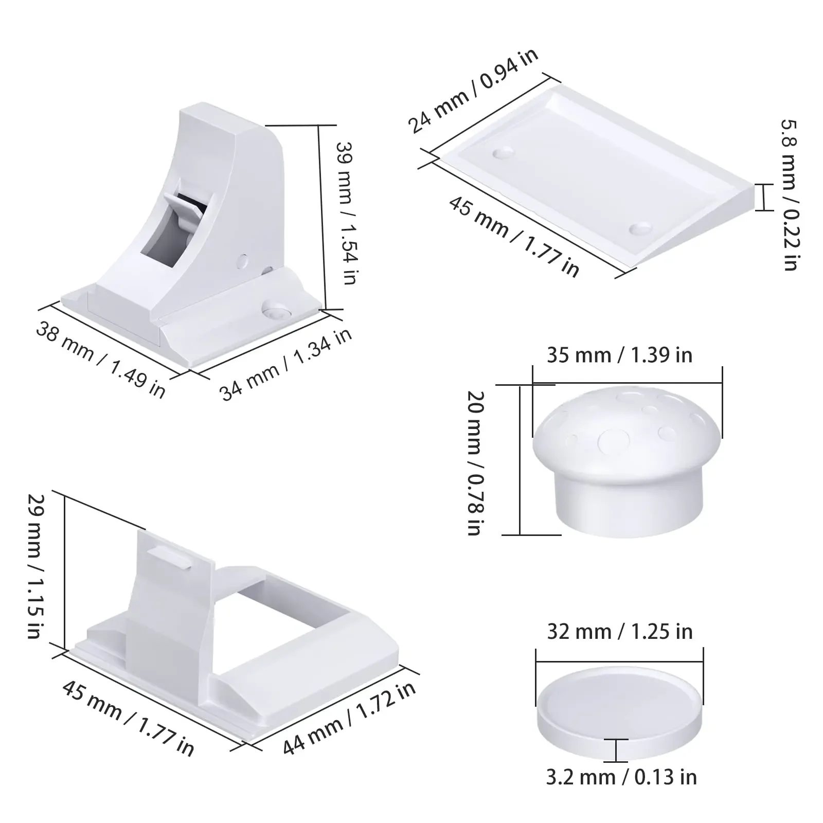 New Style Baby Safety Lock Invisible Magnetic Locks Baby Proofing Products Safety Accessories Self-adhesive or Screw Fixed