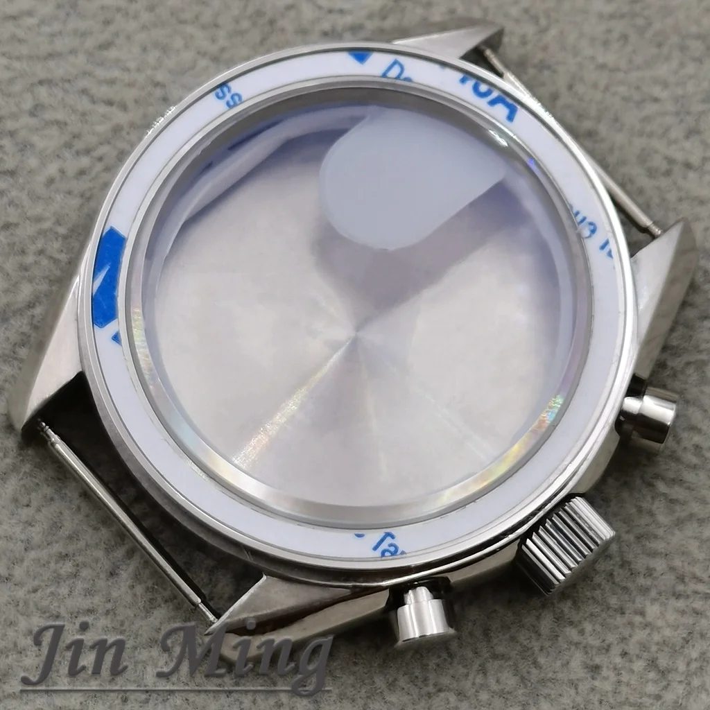 High Quality VK63 Case 39.7mm Moonswatch Metal Case Chronograph Case Bezel, VK63 Fashion Business Watch Sealed Back Moon Watch