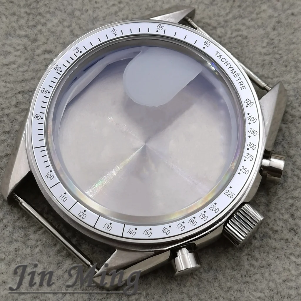 High Quality VK63 Case 39.7mm Moonswatch Metal Case Chronograph Case Bezel, VK63 Fashion Business Watch Sealed Back Moon Watch