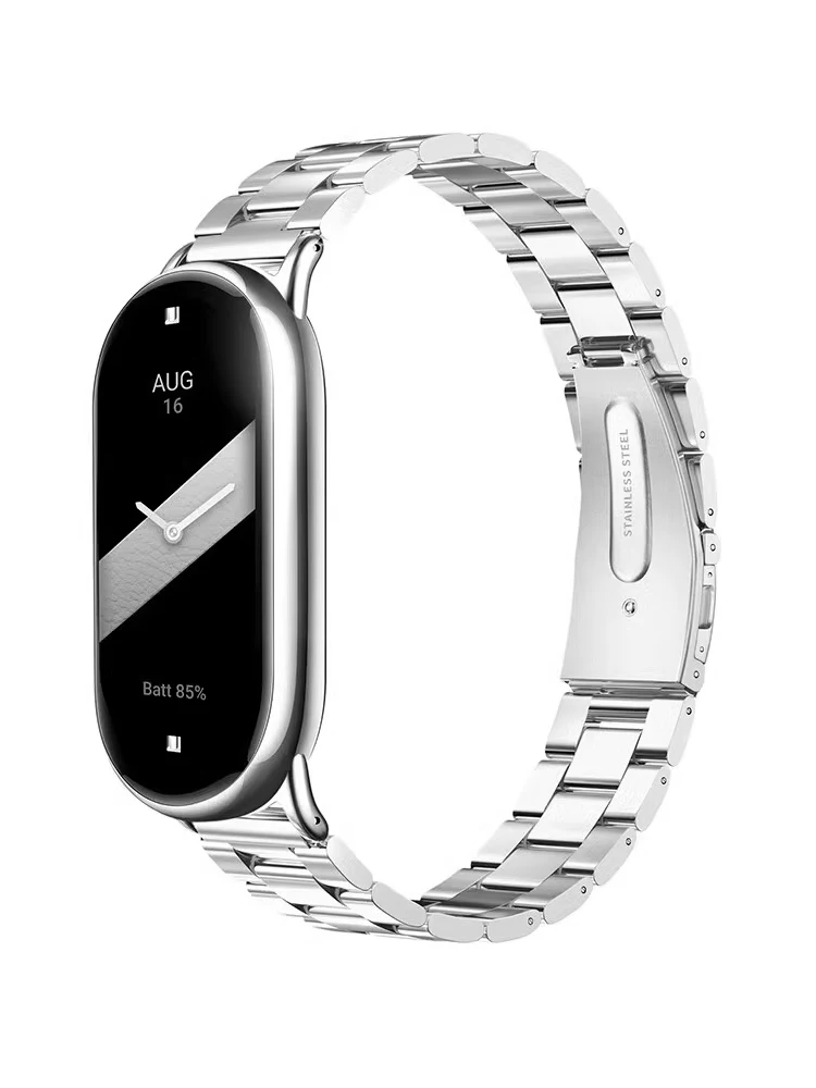 Straps for Xiaomi Mi Band 10 9 8 nfc miband10 Metal Stainless Steel Pulseira Correa Bracelet Mi band 10 Wrist Replacement Belt