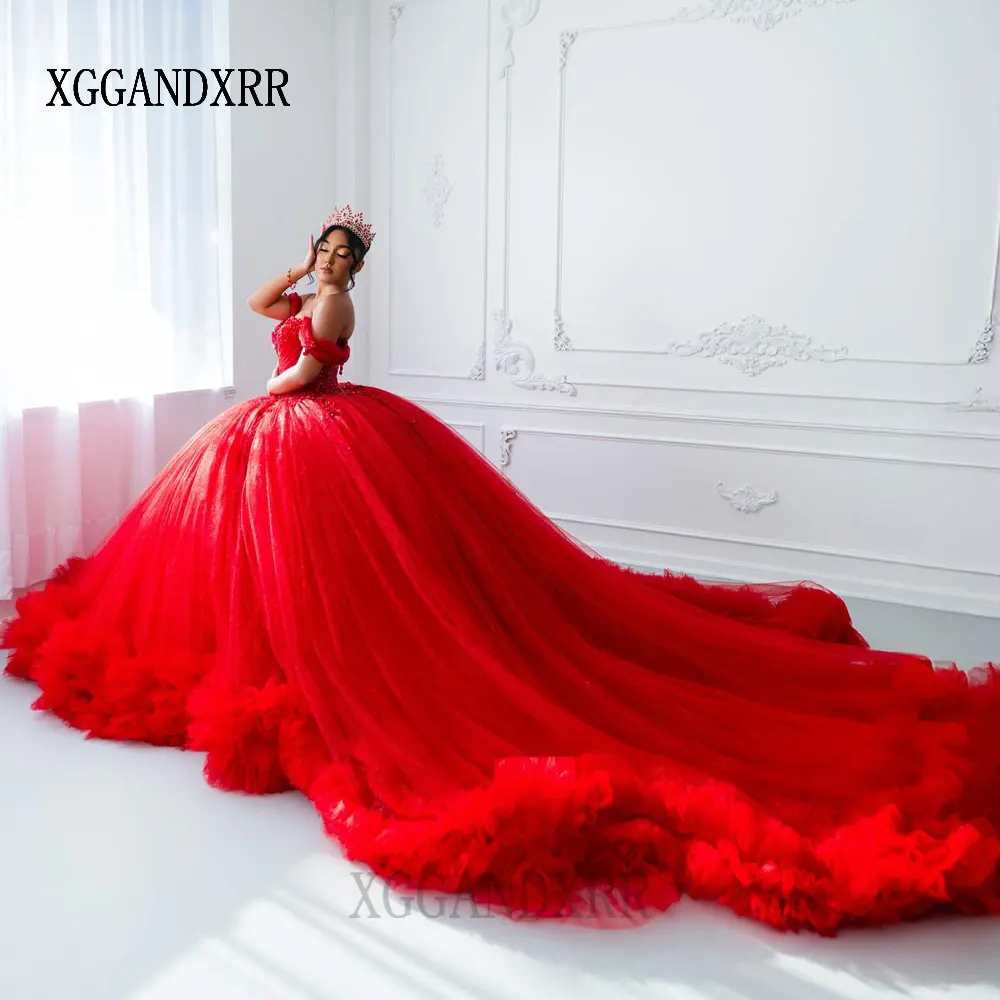 Luxury Pink/Lilac Quinceanera Dress 2026 3D Floral Flowers Princess Ball Gown Sweet 15 Vestidos De XV Años Party Gown Big Bow