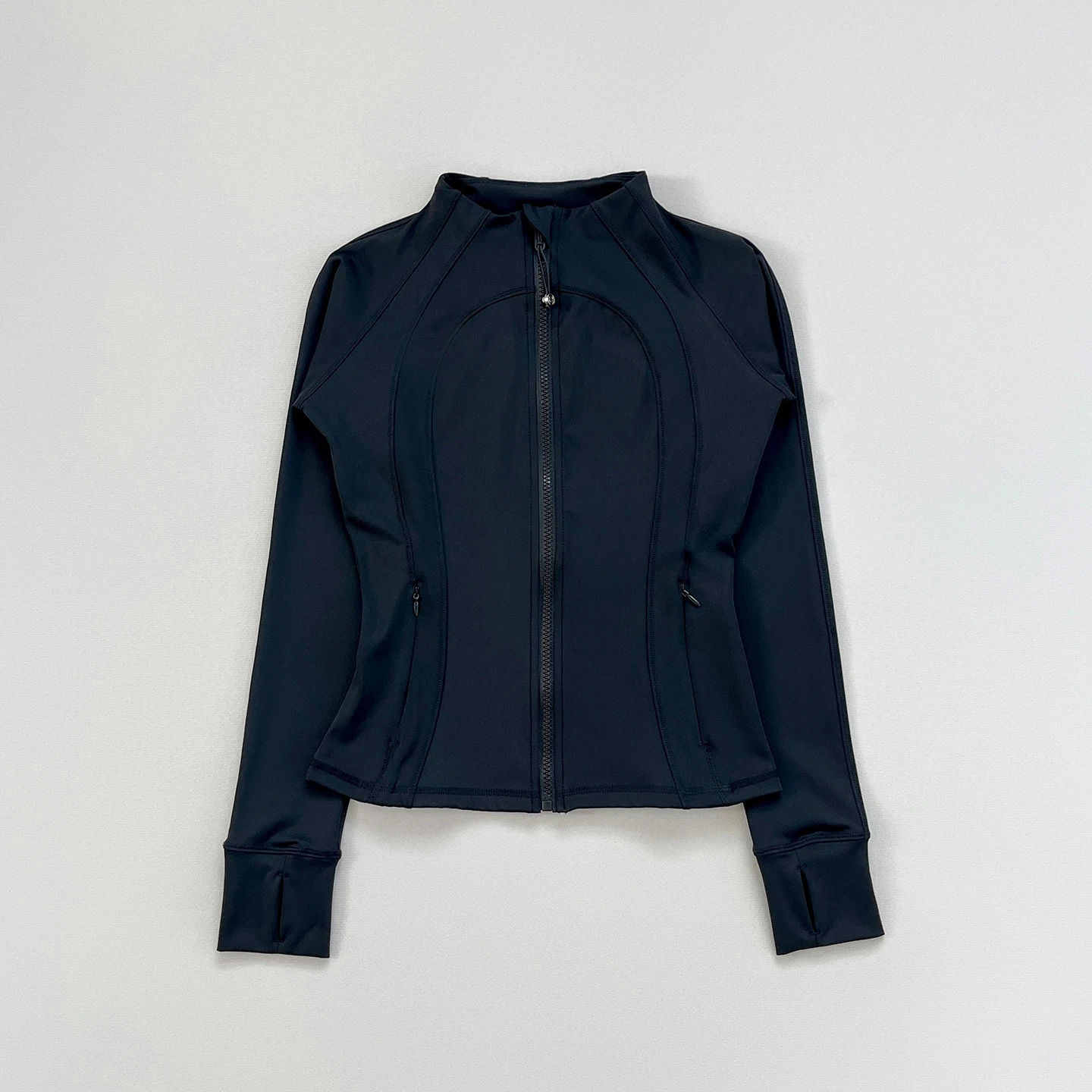 Women's Multi-Color Sports Knit Jacket, Casual Long-Sleeve Top, Fashion Solid-Color Yoga Outerwear, 2025 New Arrival