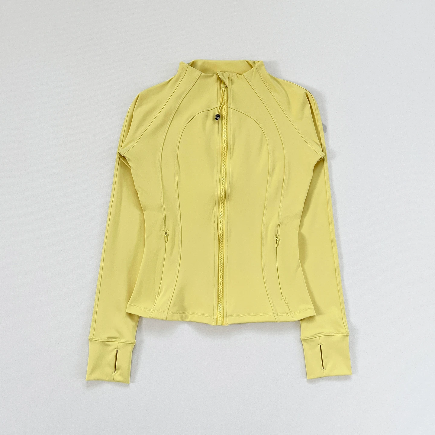 Women's Multi-Color Sports Knit Jacket, Casual Long-Sleeve Top, Fashion Solid-Color Yoga Outerwear, 2025 New Arrival
