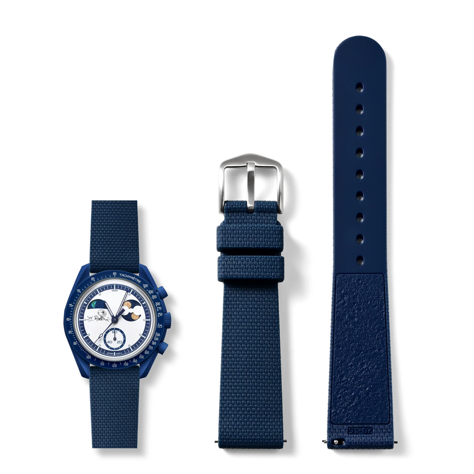 20mm Quick Release Silicone Watch Strap for Omega X Swatch Joint MoonSwatch Watchband Soft Bracelet Accessories Wristband