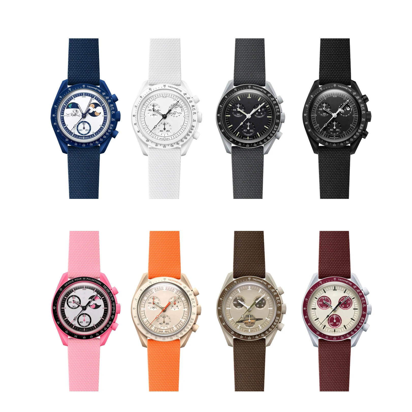 20mm Quick Release Silicone Watch Strap for Omega X Swatch Joint MoonSwatch Watchband Soft Bracelet Accessories Wristband