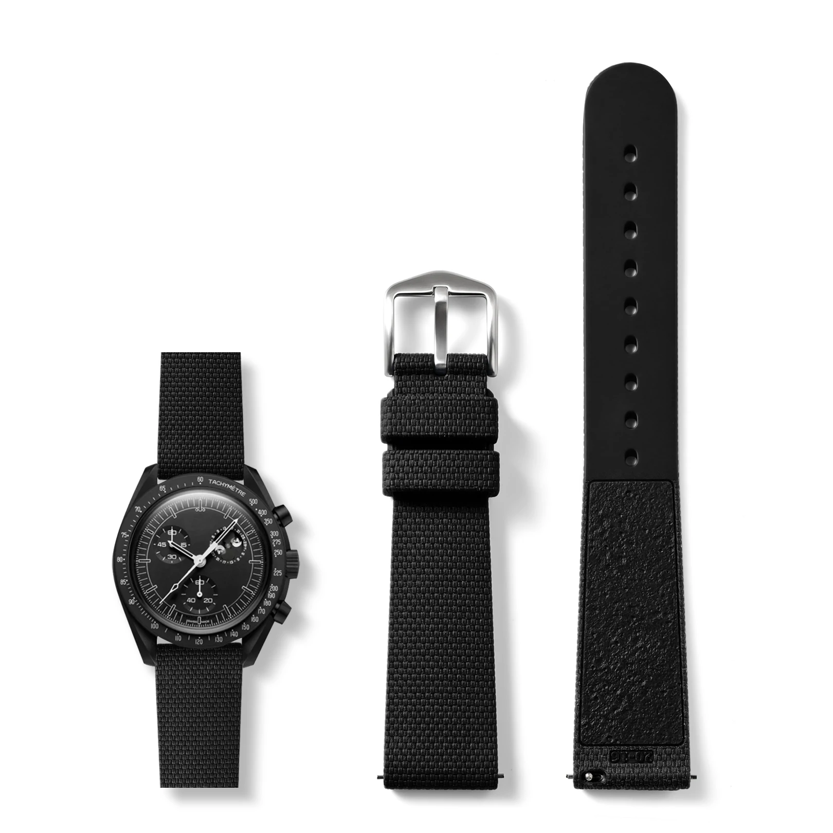 20mm Quick Release Silicone Watch Strap for Omega X Swatch Joint MoonSwatch Watchband Soft Bracelet Accessories Wristband