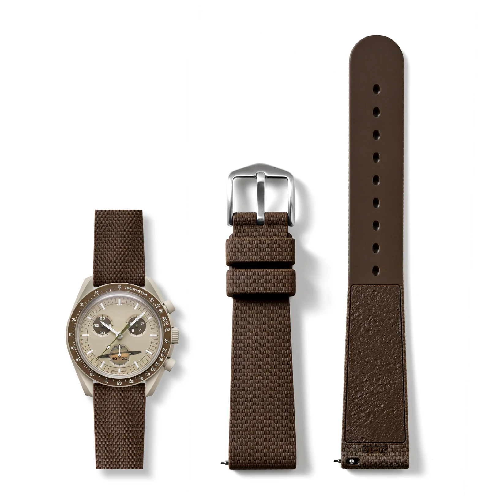 20mm Quick Release Silicone Watch Strap for Omega X Swatch Joint MoonSwatch Watchband Soft Bracelet Accessories Wristband