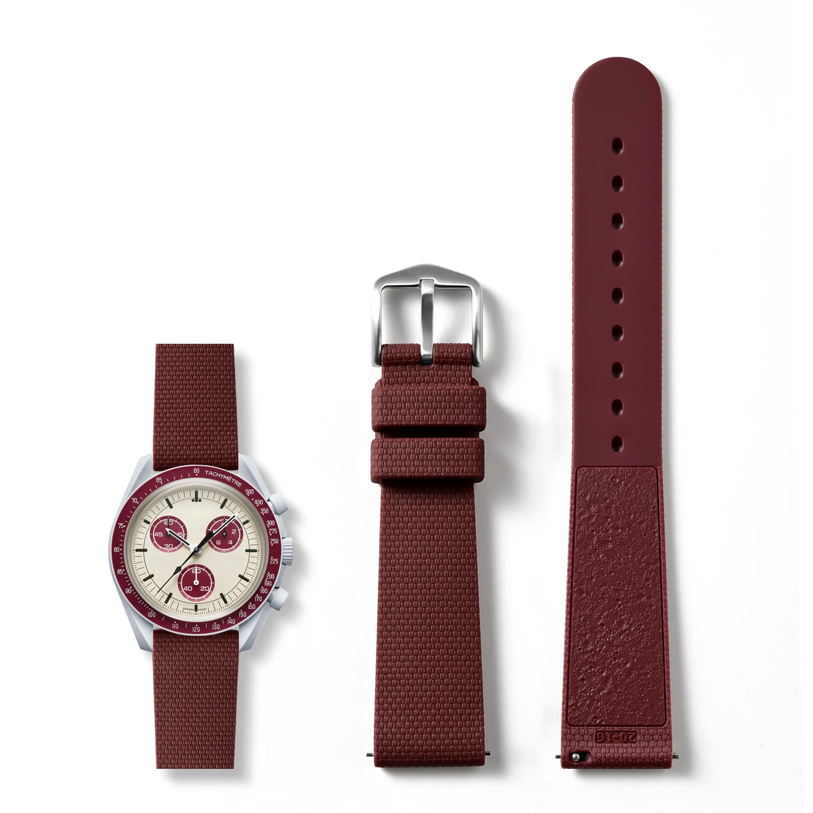 20mm Quick Release Silicone Watch Strap for Omega X Swatch Joint MoonSwatch Watchband Soft Bracelet Accessories Wristband