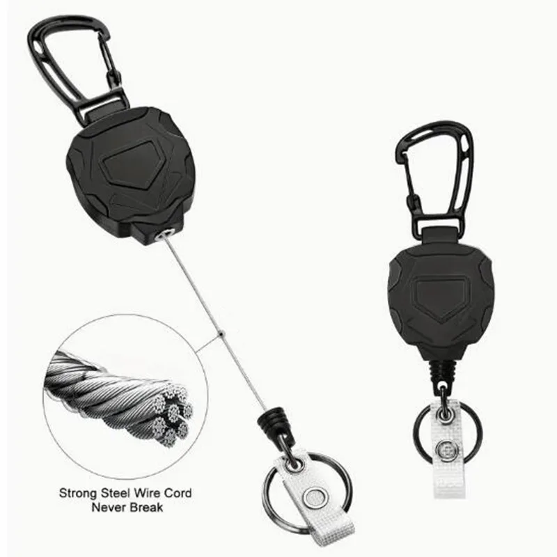 Badge Reel Clip Credit Card Cover Retractable Badge Holder Badge Clip Heavy Duty ID Holder-3 Style Bus Card Cover Case