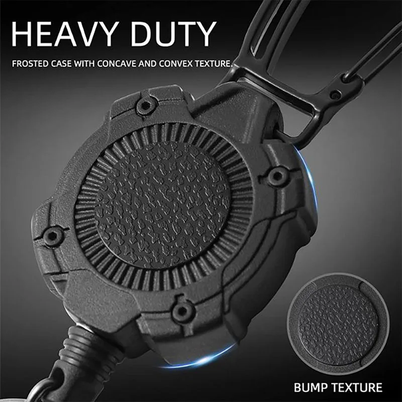Badge Reel Clip Credit Card Cover Retractable Badge Holder Badge Clip Heavy Duty ID Holder-3 Style Bus Card Cover Case