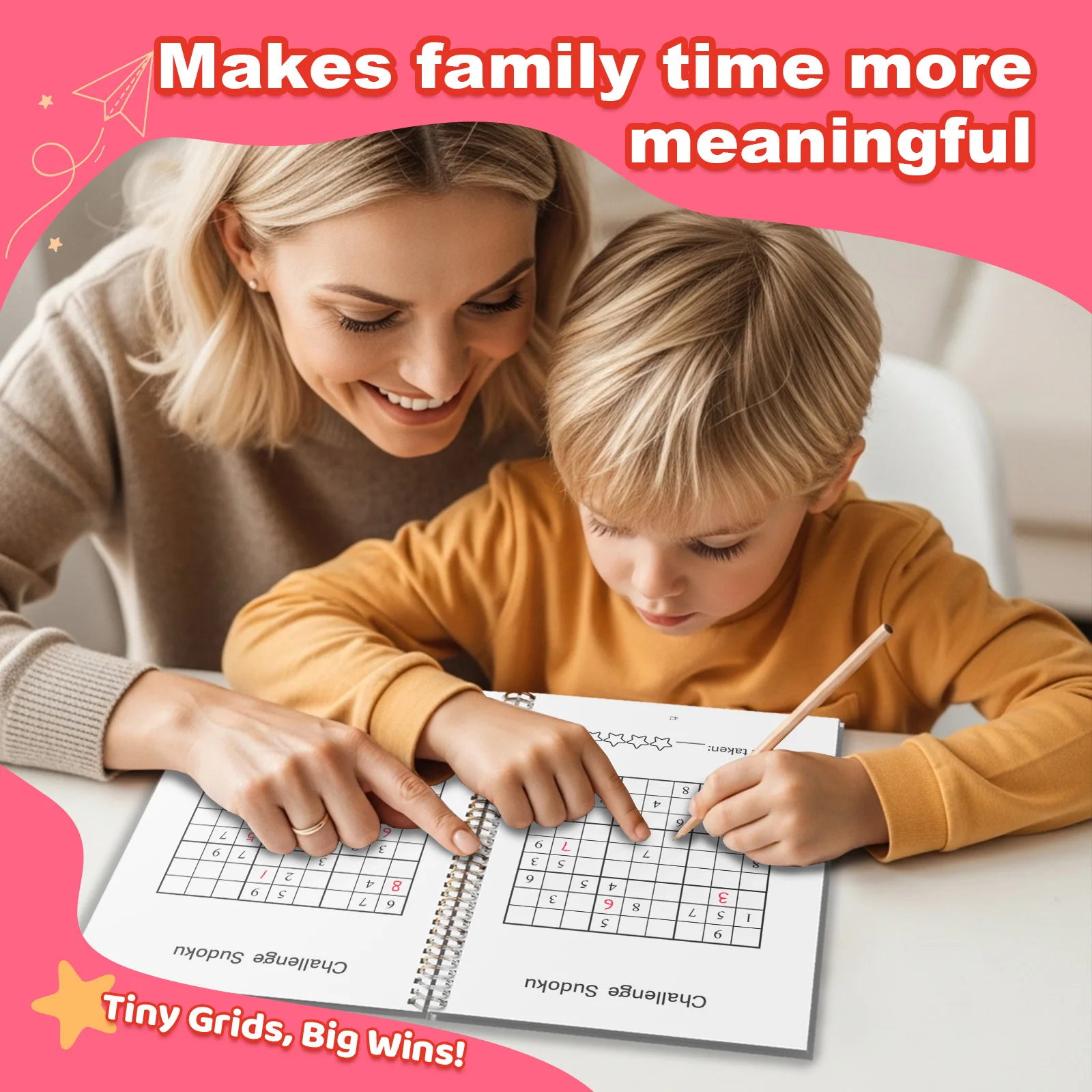Sudoku Puzzle Book for Smart Kids | Fun Logic Games to Boost Focus, Thinking & Problem-Solving