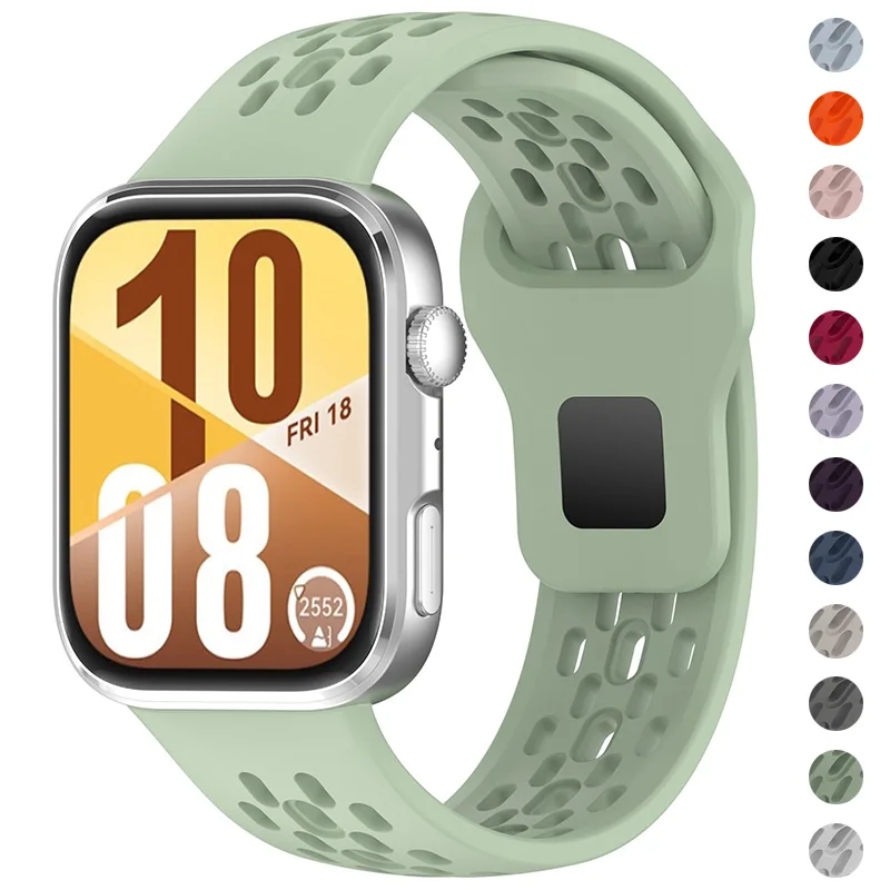 Breathable Silicone Strap For Huawei Watch Fit 4 Pro Sport Wristband Bracelet Belt For Huawei Watch Fit 4/Fit 3 Band Accessories