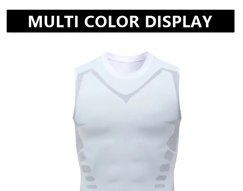 Men's Shoulder Quick Drying Vest, Sports Tight Fitting Vest Super Elastic Breathable Sweat Absorbing, Running, Fitness Training